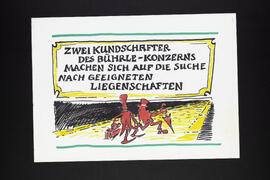 Zwei Kundschafter des Bührle-Konzerns machen sich auf die Suche nach geeigneten Liegenschaften