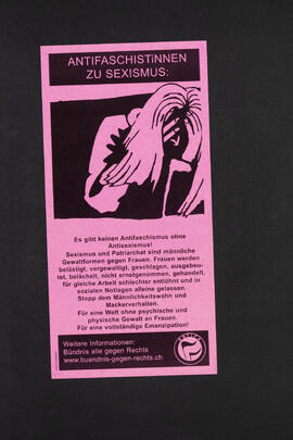 AntifaschistInnen zu Sexismus