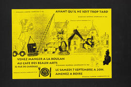 Avant qu'il ne soit trop tard venez manger à la Boulan au café des Beaux-Arts