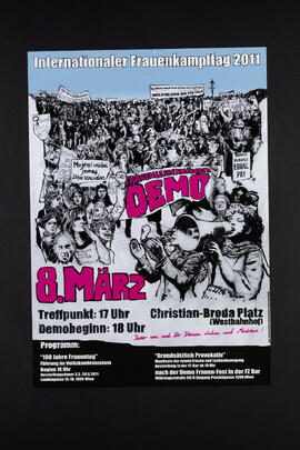 Internationaler Frauenkampftag. FrauenLesbenMädchenDemo. 8. März