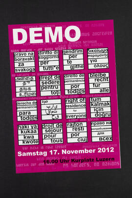 Bleiberecht für alle. Demo