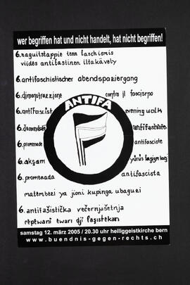 
antifaschistischer Abendspaziergang
