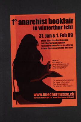 1° anarchist bookfair in Winterthur (ch). Alte Kaserene