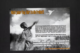 Nicht jeder Flug führt in die Freiheit. 4. antirassistisches Grenzcamp