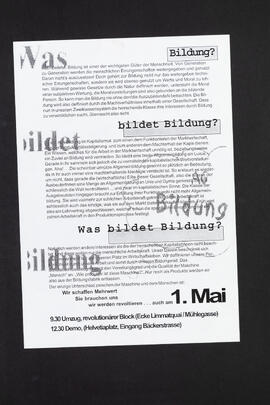 Bildung? Bildet Bildung? Was bildet Bildung?