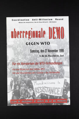 Überregionale Demo gegen WTO