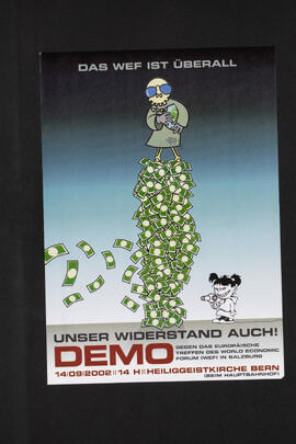 Das WEF ist überall - unser Widerstand auch - Demo, 14.9.2002, Bern