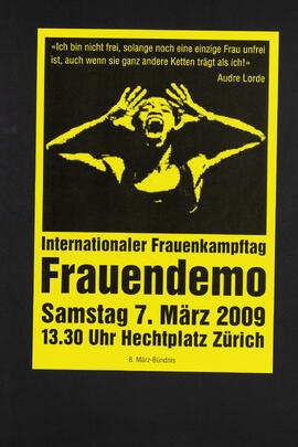 Frauendemo. Hechtplatz
