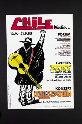 Chile Woche. Volkshaus.