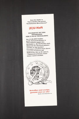 (E)U-Haft - Solidarität mit den Gefangenen vom 21.6.2003 in Thessaloniki