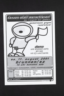 Tanzen statt marschieren. Der 1. August war gestern.