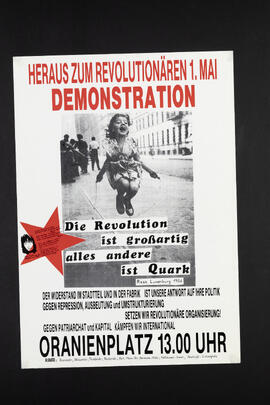 Heraus zum revolutionärem 1. Mai.