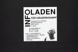 Infoladen für Häuserkrampf (sic). Quartierzentrum Kanzlei.