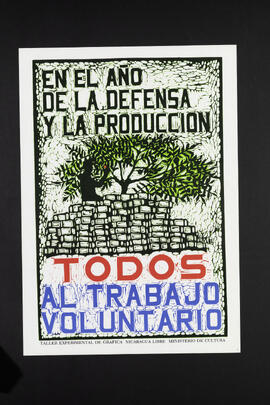 En el año de la defensa y la produccion todos al trabajo voluntario