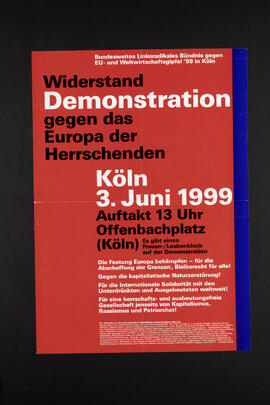 Widerstand gegen das Europa der Herrschenden