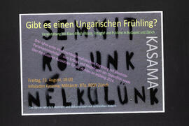 Gibt es einen Ungarischen Frühling? Veranstaltung mit Klaus Miklos Rosza.