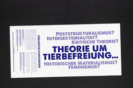 Theorie um Tierbefreiung. Veranstaltungsreihe.