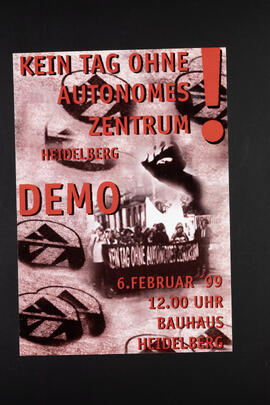 Kein Tag ohne Autonomes Zentrum Demo, Besammlung Bauhaus