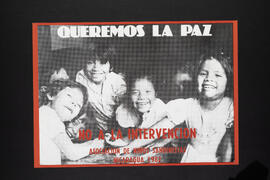 Queremos la paz. No a la Intervencion
