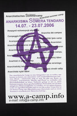 Anarchistisches Sommercamp in Oesterreich