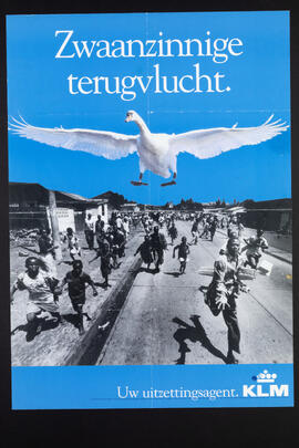 Zwaanzinnige terugvlucht. KLM