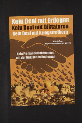 Kein Deal mit Erdogan - kein Deal mit Diktatoren - kein Deal mit Kriegstreibern