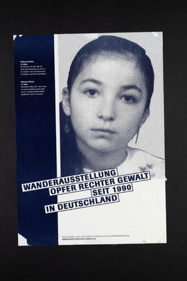 Wanderausstellung Opfer rechter Gewalt seit 1990 in Deutschland, Gülüstan Öztürk