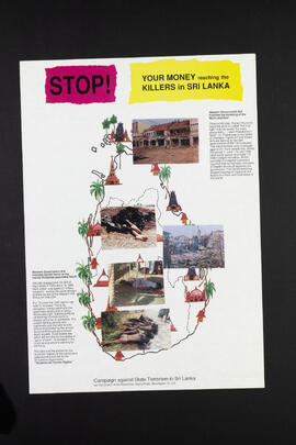 Stop! Your Money reaching the Killers in Sri Lanka