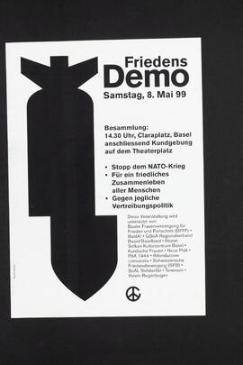 Friedensdemo. Stopp dem NATO-Krieg.