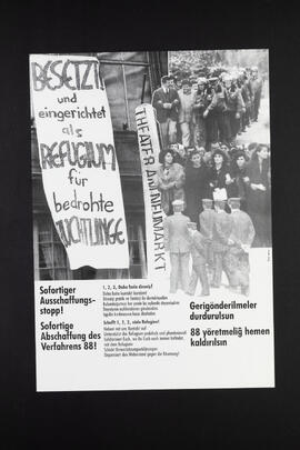 Sofortiger Ausschaffungsstopp. Schafft 1,2,3, viele Refugien.