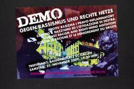 Demo gegen Rassismus und rechte Hetze