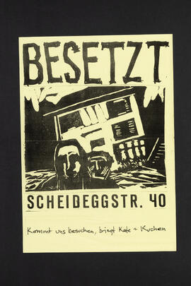 Scheideggstrasse 40 besetzt