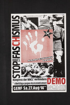 Stop Faschismus - Stop WACL - Demo 27.8.2014 in Genf