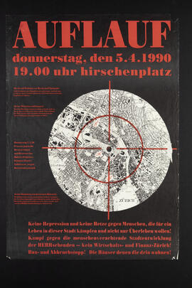 Auflauf. Besammlung Hirschenplatz