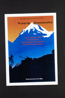 Worm-up Demonstration. Die andere regionale Antwort aufs WEF