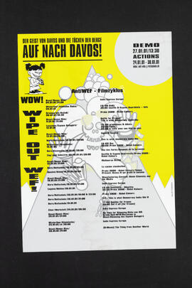 Wipe Out WEF, Anti - WEF Filmzyklus (gelb)