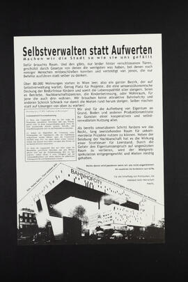 Selbstverwalten statt Aufwerten