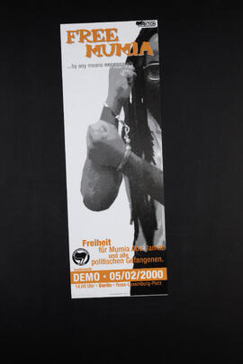 Free Mumia ...by any means necessary! Freiheit für Mumia Abu Jamal. Demo
