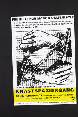 Knastspaziergang. Freiheit für Marco Camenisch!