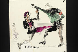 Frontkick mit Zecky Weissrose!