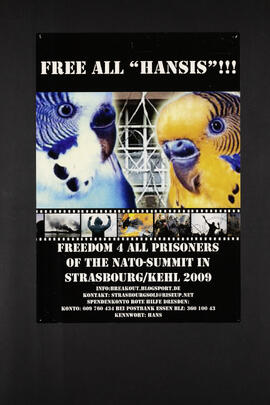 Free all "Hansis"! Freedom 4 all prisoners of the NATO-Summit in Strasbourg/Kehl 2009