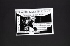 Es wird kalt in Zürich. Stoppt den Bauwahn.
