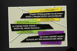 Die Stadt gehört allen. Schluss mit der rassistischen Hetze [Version 2]