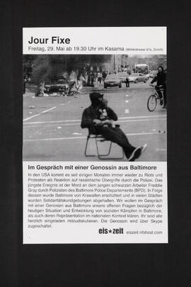 Jour Fixe - Im Gespräch mit einer Genossin aus Baltimore