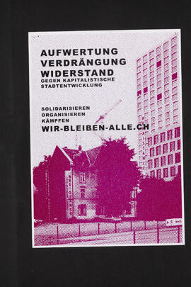 Aufwertung, Verdrängung, Widerstand.