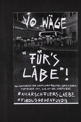 Vo wäge "für's Läbe" - den Aufmarsch der christlichen Rechten verhindern - 14.9.2019, Zürich