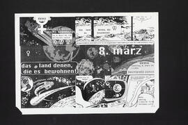 das land denen, die es bewohnen. Frauendemo. Hechtplatz