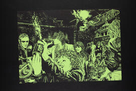 Stilett Nr. 54: Propagandamaschine frühreifer Alkis. Version grün