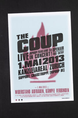 Revolutionärer Treffpunkt 1. Mai 2013, Kanzleiareal. The Coup. HipHop-Konzert.