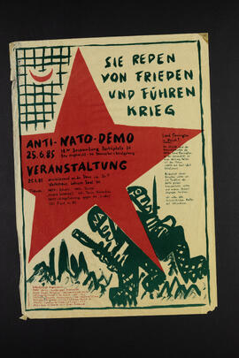 Sie reden von Frieden und führen Krieg. Anti-NATO-Demo, Veranstaltung